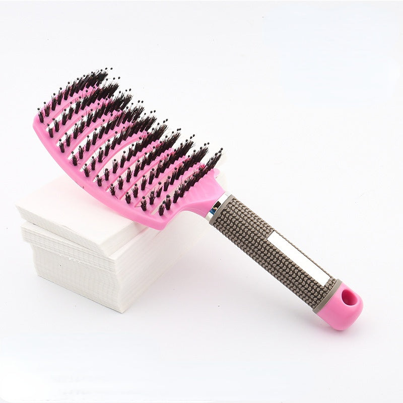 SilkyLocks Hair Detangler Brush pink