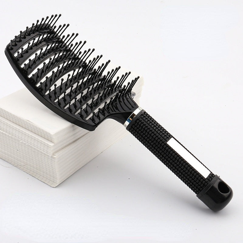 SilkyLocks Hair Detangler Brush black